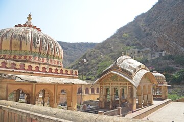 Galtaji Temple Jaipur, Rajasthan, India