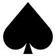 poker card symbol spade png