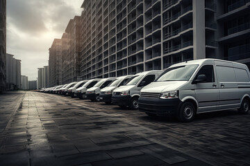 Wall Mural - Experience the pinnacle of modern transportation with the van. This luxury van, showcasing the latest automotive technology, offers an unparalleled blend of style and performance