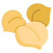 chickpeas filled outline icon,linear,outline,graphic,illustration