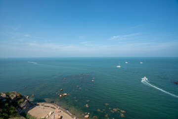 Poster - Beautiful coastline, Penglai, Shandong, China