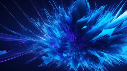 Wall Mural - abstract blue background