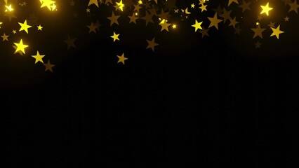 Wall Mural - Gold Shiny Bright Stars Rising Swipe Christmas New Year Celebrate