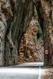 Fototapeta  - Sa Calobra Road in Mallorca is The Snake Road. Located on the island of Mallorca, in Spain, Sa Calobra Road is one of the most scenic drives in the world.