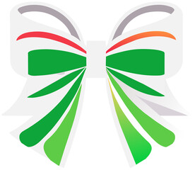 Wall Mural - green ribbon