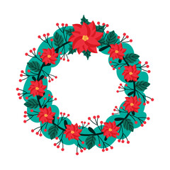 Poster - christmas garland decoration