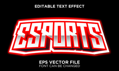 Wall Mural - Esports Text Effect