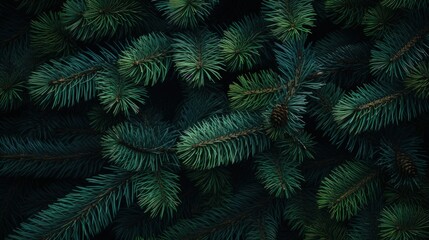  Christmas tree branches background