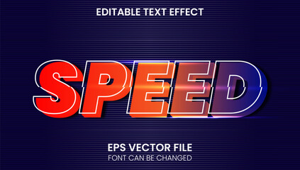 Wall Mural - vector realistic racing text effect