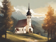 Church In The Village - Created With Generative AI Technology
