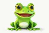 Fototapeta Dziecięca - cute cartoon frog monster
