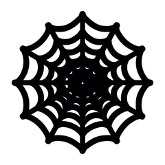 Canvas Print - halloween icon spiderweb