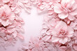 Light pink floral background
