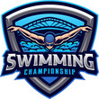Swimming championship esport mascot