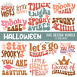 © Shahidul - Halloween Bundle,retro Halloween,retro halloween Design,retro halloween bundle,witch quote, witch svg,hocus svg,