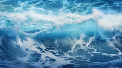 Serene Ocean Waves Background