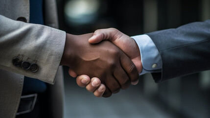 Two Men Shaking Hands after a Business Deal | Handshake