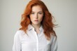 © sam - a woman with red hair and freckles
