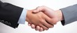 © 2rogan - Successful trade agreement handshake by business partners With copyspace for text