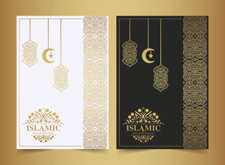 luxury islamic ramadan kareem greeting card