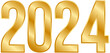 © Sugarpalm - 2024 gold for happy new year and holiday