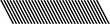 Digital png illustration of rows of slanted black lines on transparent background