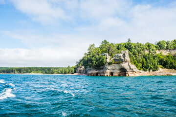 Wall Mural - Pictured Rocks National Lakeshore in Michigan.