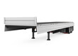 Flatbed Trailer Isolated