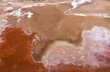 Salt pan from above, Namibia, Africa