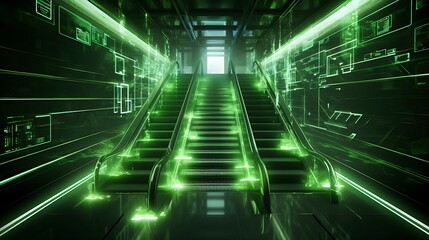 Digital escalators