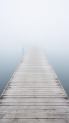 Wall Mural - ai black and white landscape art painting