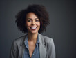 © Ryan - black woman smiling in business photo