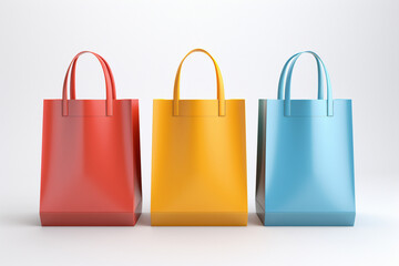 colorful paper bags