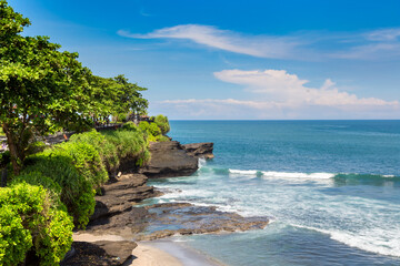 Canvas Print - Rocky coast on Bali, Indonesia