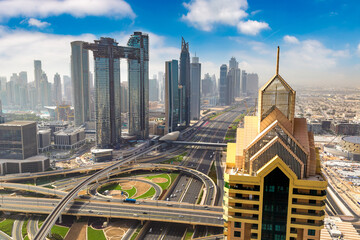 Wall Mural - Aerial view of  Dubai