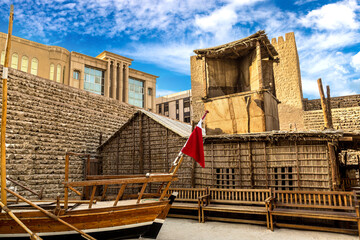 Wall Mural - Al Fahidi fort in Dubai Museum