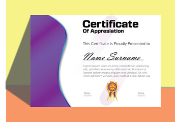 Certificate template 