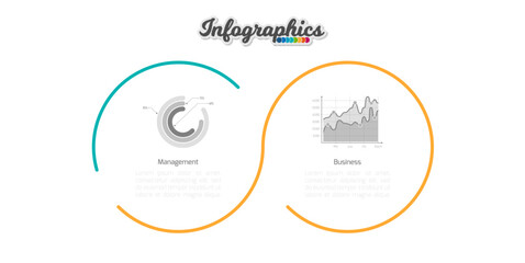 Wall Mural - Infographic timeline template can be used for chart, diagram, web design, presentation, advertising, history