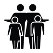 © TukTuk Design - Family icon vector people symbol in glyph pictogram illustration
