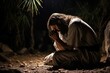 Jesus Christ prays in the Garden of Gethsemane