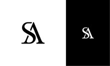 SA Initial Logo Design Concept