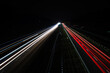 © Leszek Szelest - Traffic in motion blur. Traffic on highway at night.
