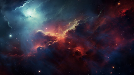Wall Mural - colorful space galaxy cloud . stary night cosmos. universe science astronomy.