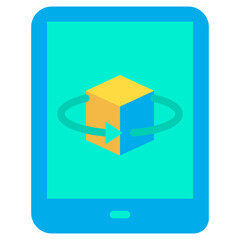 Sticker - Flat Real estate Mobile icon