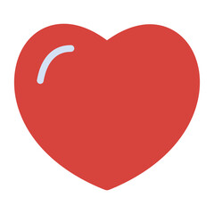 Poster - Flat Heart arrow icon