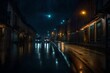 © Being Imaginative - A RAINY NIGHT WICH IS DARK AND PEACEFULL BUT LONELY - AI Generative