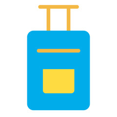 Poster - Flat Luggage icon