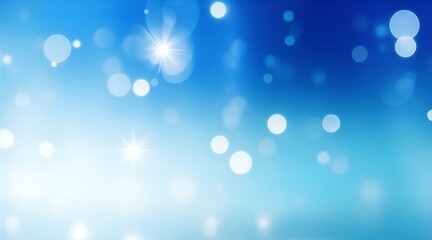 blue bokeh abstract background