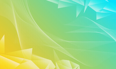 Wall Mural - Triangle and abstract wavy design background vector. Triangle wavy background vector