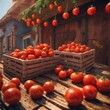 © 2D_Jungle - Tomatoes in a basket at the Tomato Throwing Festival, La Tomatina
